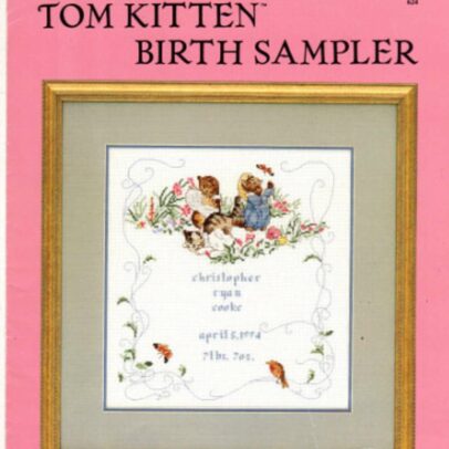 Tom Kitten Birth Sampler