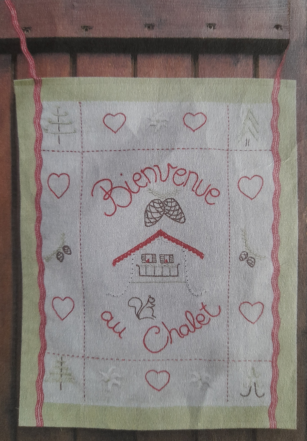 Kit Brodetrie Traditionnelle "Bienvenue au Chalet"