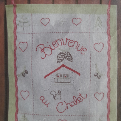 Kit Brodetrie Traditionnelle “Bienvenue au Chalet”