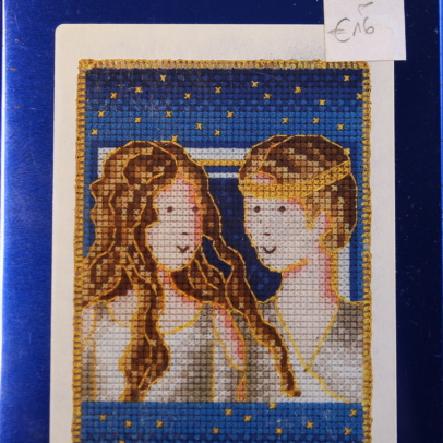 Broderie Points Comptés “Gémeaux”