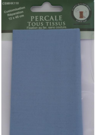 PIECE PERCALE THERMOCOLLANTE