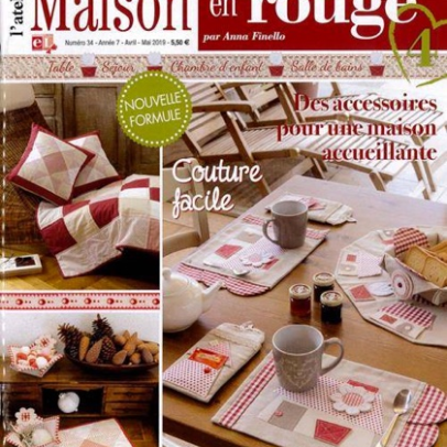 Livre “L’ATELIER du FIL – Maison en Rouge”