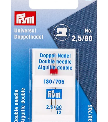 Aiguille DOUBLE pour machine à coudre
