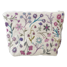 Trousse fleurie “Violette”