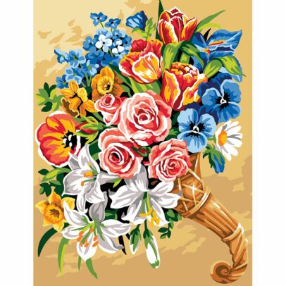 Canevas “La Corne Florale”