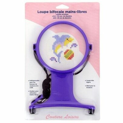 Loupe bifocale mains-libres