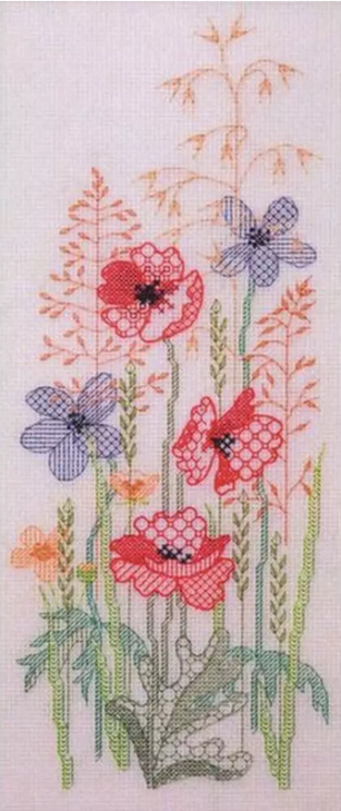 Kit BLACKWORK "Fleurs d'été"