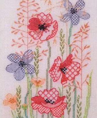 Kit BLACKWORK “Fleurs d’été”