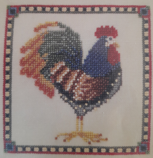Kit Broderie Perles "Coq n° 1"