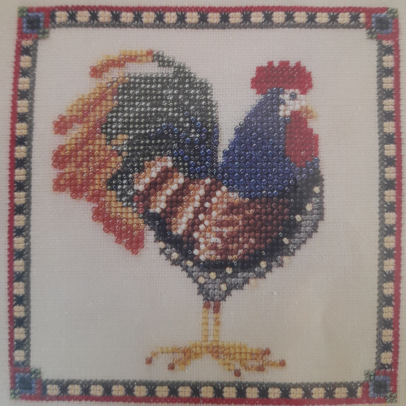 Kit Broderie Perles “Coq n° 1”