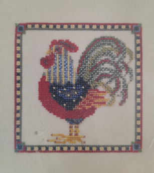 Kit Broderie Perles "Coq n° 2"