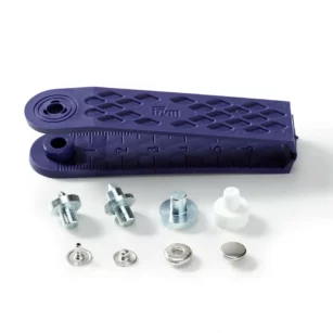 Bouton Pression "Mini" 8 m/m argenté