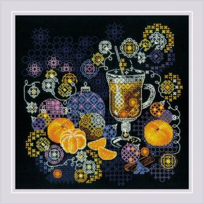 Kit Blackwork “Orange Mood”