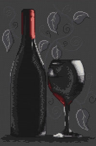 Kit Points Comptés “Vin Rouge”