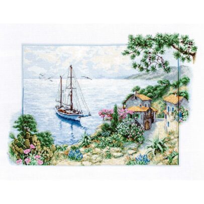 Kit ¨Points Comptés “Paysage mer”