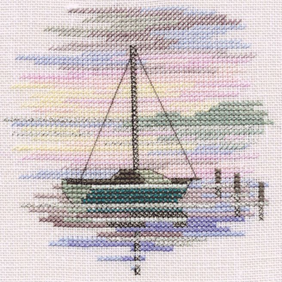 Kit Points Comptés ” Bateau à voile”