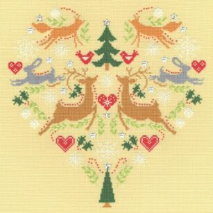 Kit Points Comptés "Coeur Scandinave"