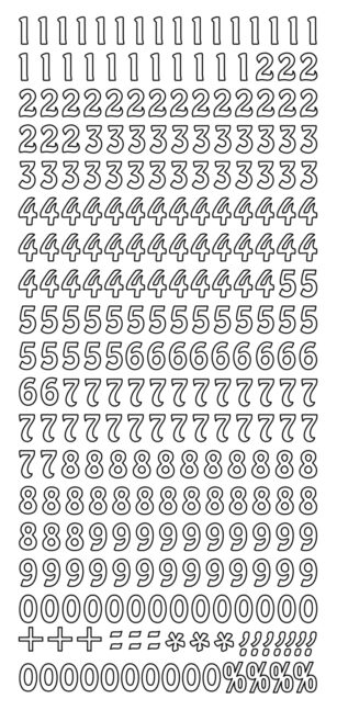 Sticker 261 "Chiffres"