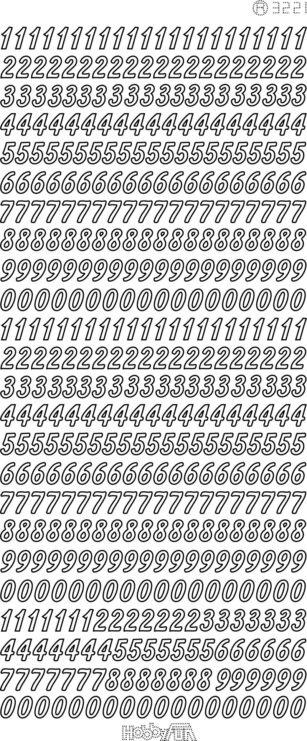 Sticker 325 "Chiffres"