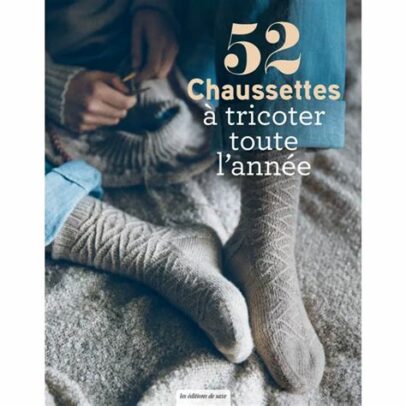Livre “52 chaussettes à tricoter”