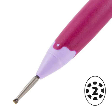 Stylo embossing étoile 2 mm