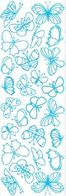 Rub-ons Papillons bleus