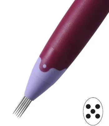 Stylo perforation 5 pointes