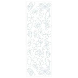 Rub-ons Papillons Blancs